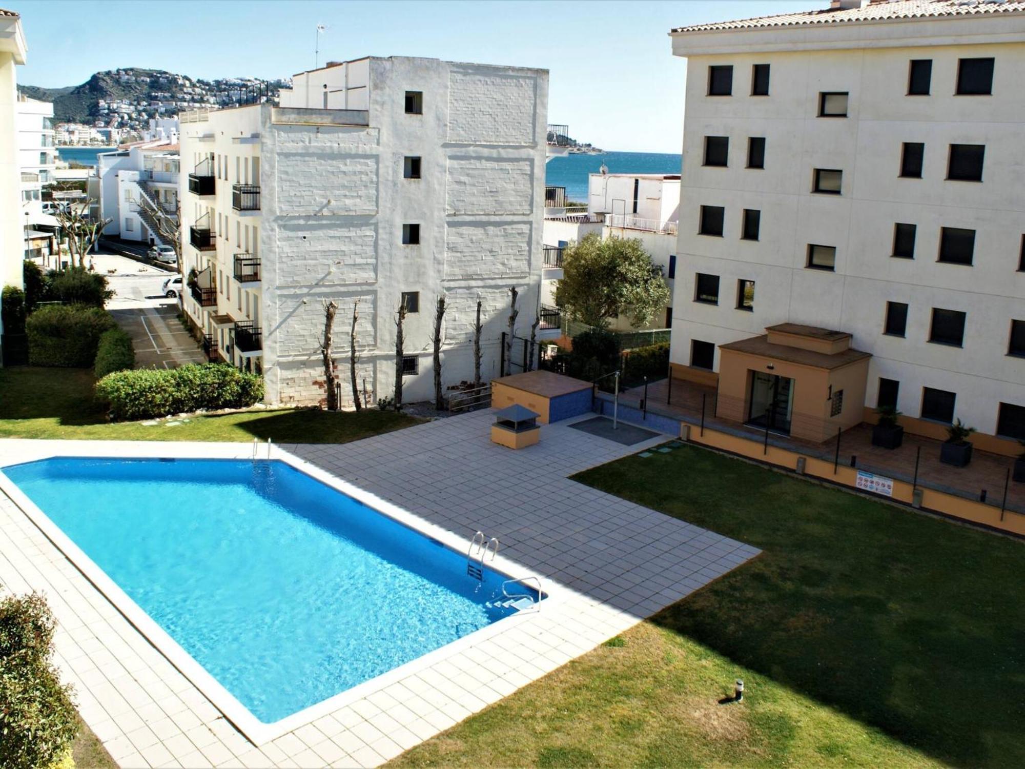 Apartamento En Roses A 2 Min De La Playa Con Vistas Al Mar Av-18 赫罗纳 外观 照片